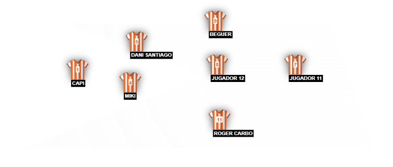 Football formation line-up Xbuyer team  4-2-2-2