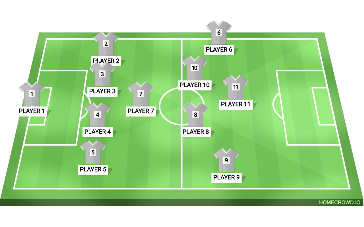 Football formation lineup CLUB DEPORTIVO CUERVOS.