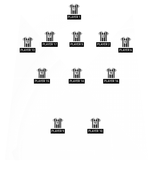Football formation lineup sml original