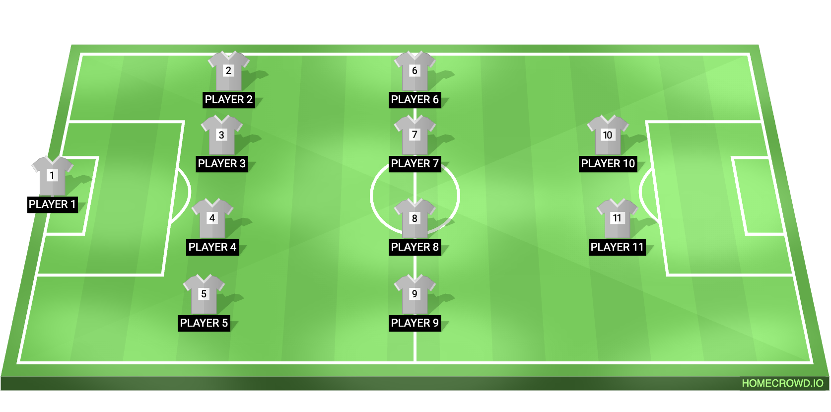 Football formation lineup BELGIUM