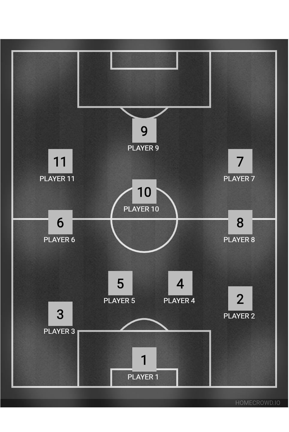 Football formation lineup Samurai