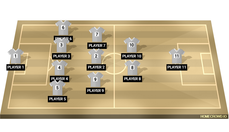 Football formation lineup Dunston Fed
