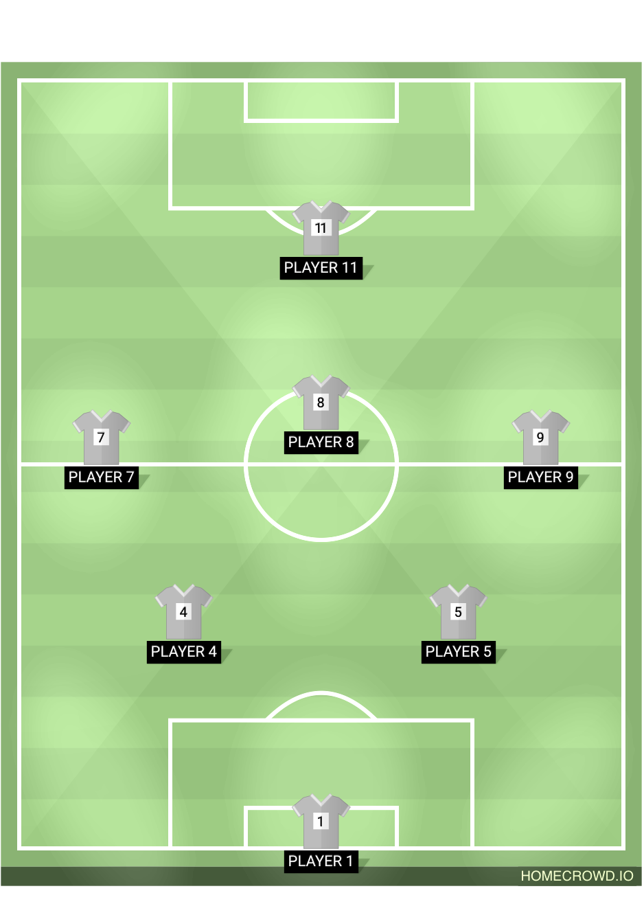 Football formation lineup Parfetts nights