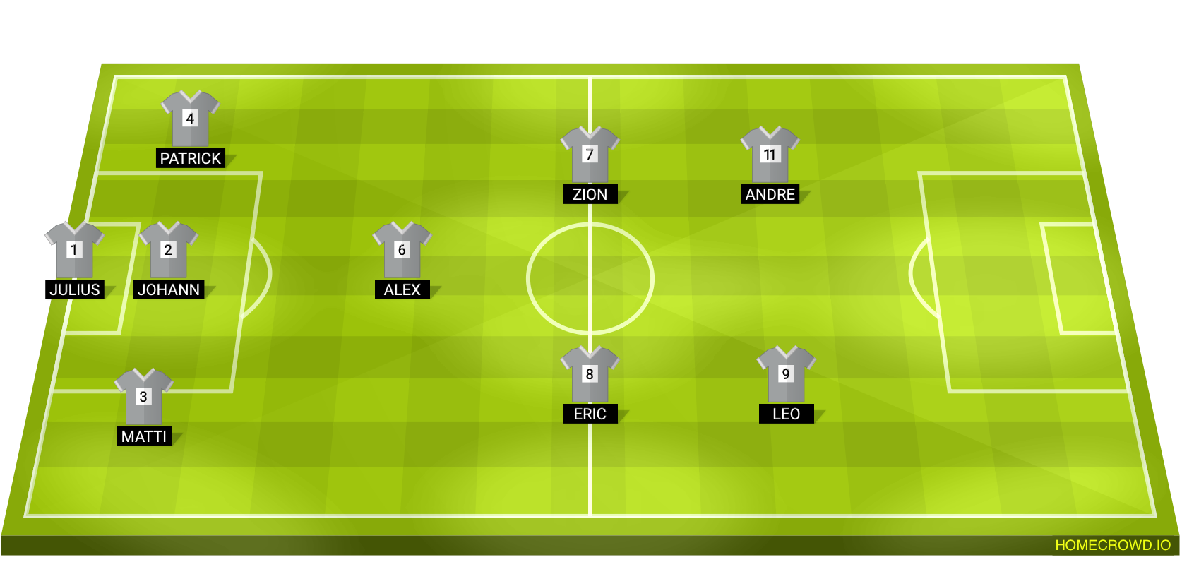 Football formation lineup 11te Abicup 12te 4-4-2