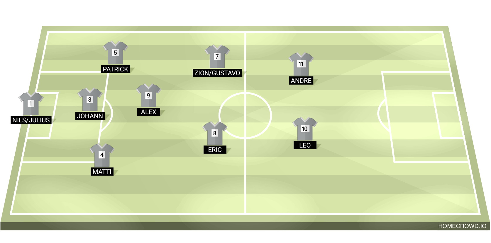 Football formation lineup Abicup 11 12 4-4-2