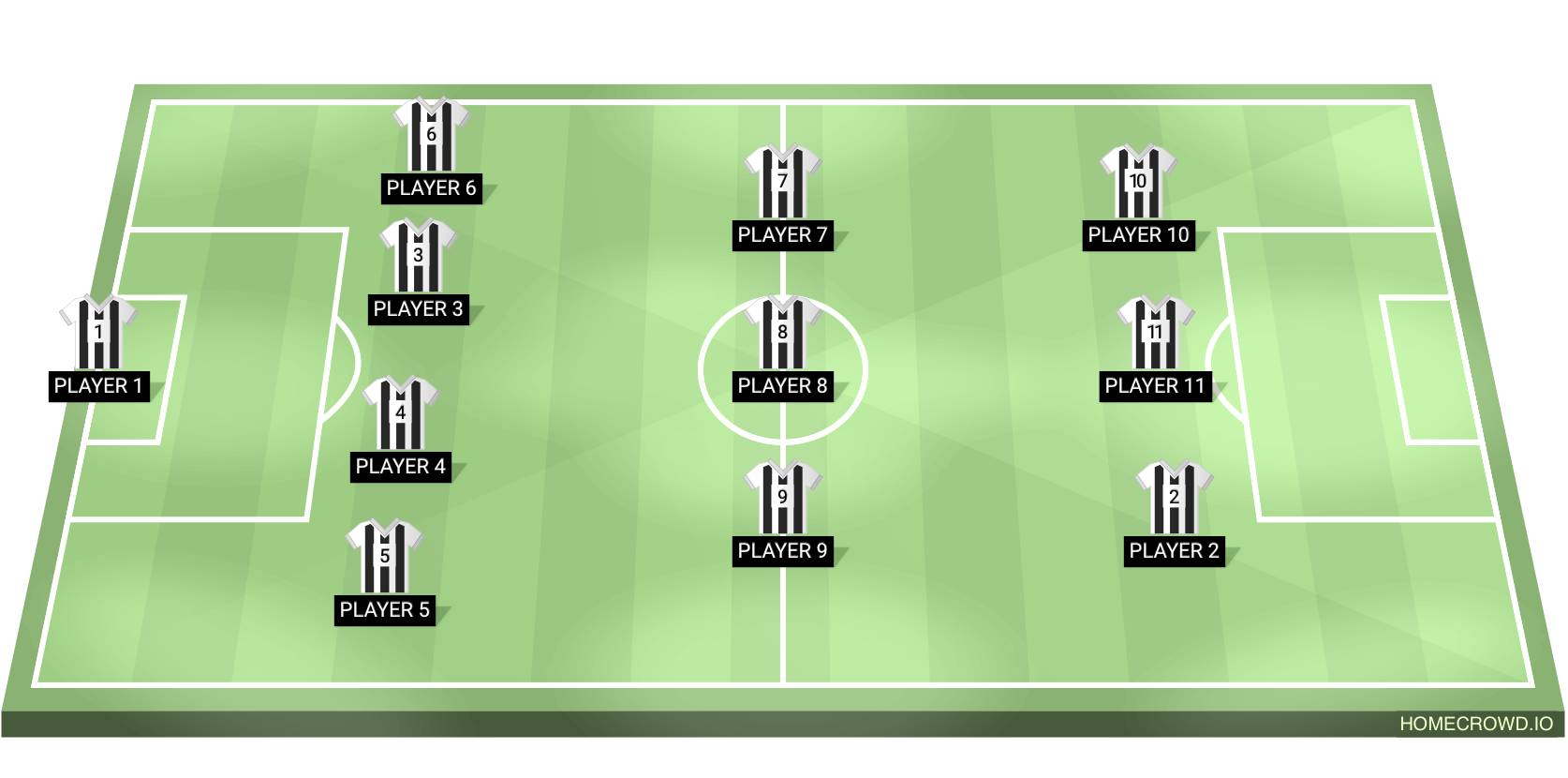 Football formation lineup La salle maó  4-3-3