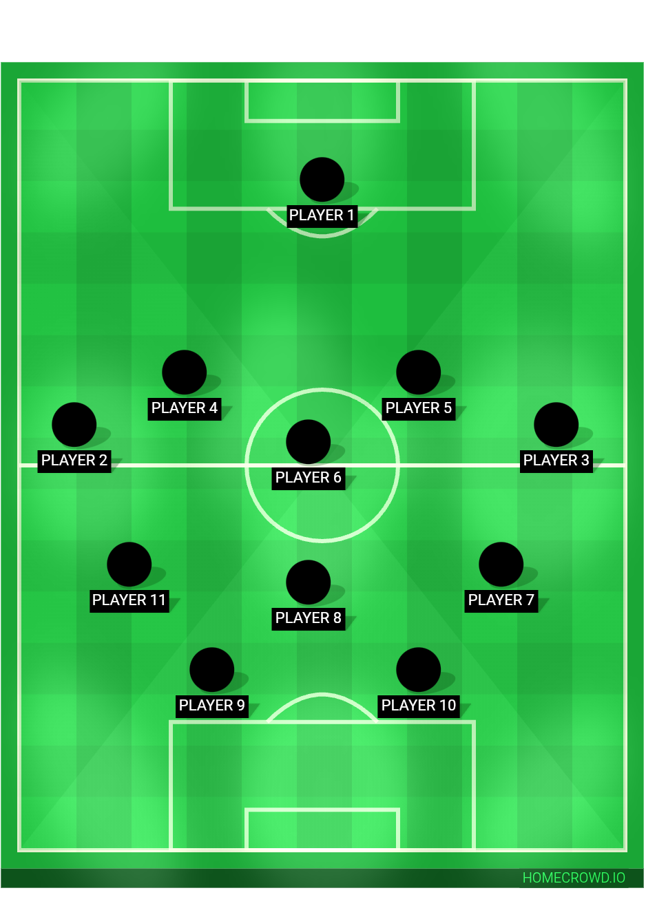 Football formation lineup PoyrazU17